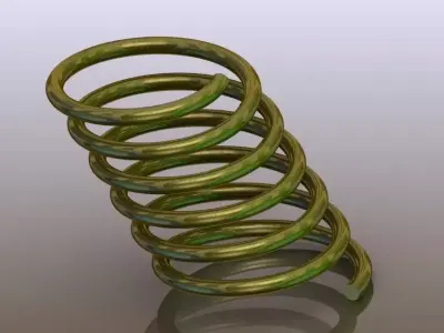 Deform spring Free 3D model