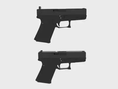  Glock 19 3D model purchase
