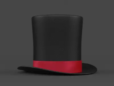 Magician Hat 3D model