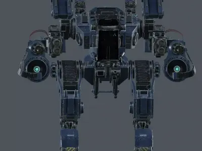 Robot Low-poly 3D model purchase