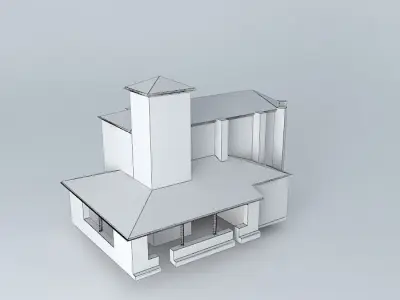 Hernialde Church Free 3D model