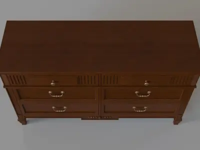 Antique Dresser 3D model