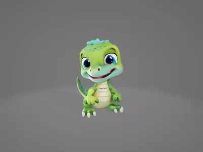 3D Baby dinosaur 3D model