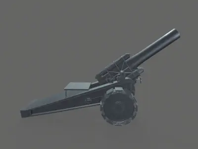 SS Bertha Low-poly 3D model