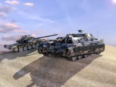 tank new face 3D model