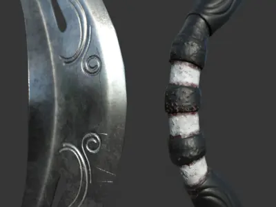 Blade Moon Low-poly 3D model purchase