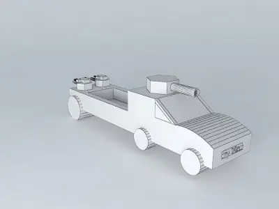 gunning truck Free 3D model