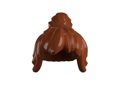 Custom3Dprint Minifigure Accessory - Minifigure Hair S2 - 076 3D print model