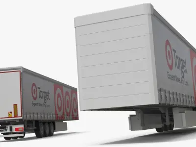  Target Curtain Side Trailer 