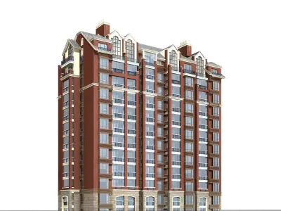 High-Rise Residential 3D model order
