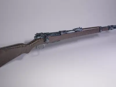 kar98k luftwaffe rifle 3D model