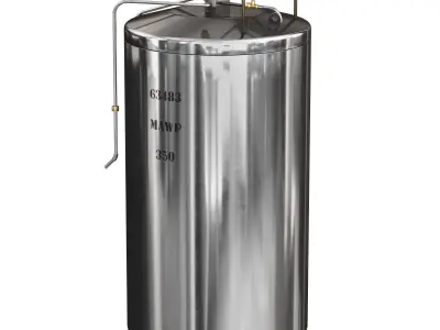 Industrial autoclave Ukrpromtekh A100 3D model