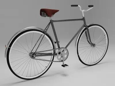 Bicycle Free 3D model 2