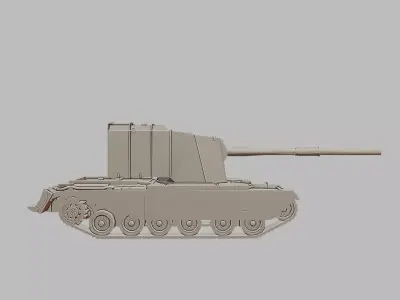 FV4005 Stage II Tank Destroyer 3D Printable Model 3D print model
