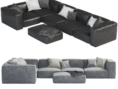 comfortable sofa 3D model
