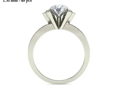Wedding Ring  3D print model 146