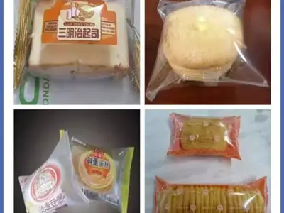 Automatic Pillow Packaging Machine Pizza Cookies Candy Bread 3D model