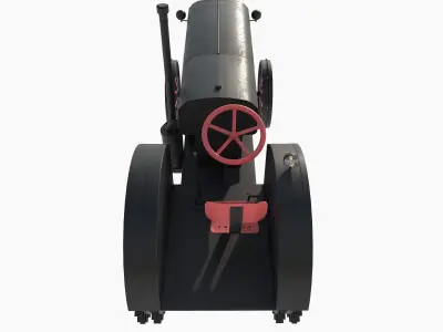 restored tractor from the 30s 3D model
