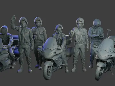 Honda ST 1300 police HSTP1 Pack1