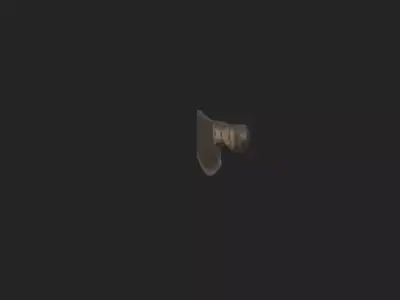 Knife 3D Model 001 Low-poly 3D model