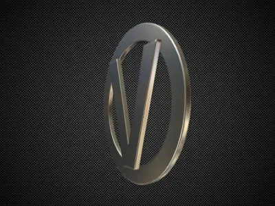 Vortex logo 3D model by 3dlogoman