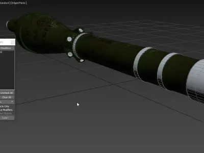 Rocket Grenade PG 7VL for RPG 7 3D model