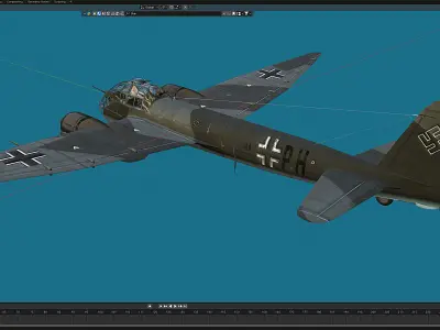 Ju-188 Free 3D model