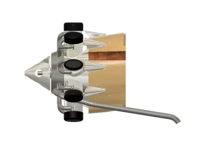 Bristol Bulldog Nose Assembly 3D model