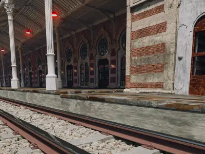 Sirkeci Tren istasyonu 3D model