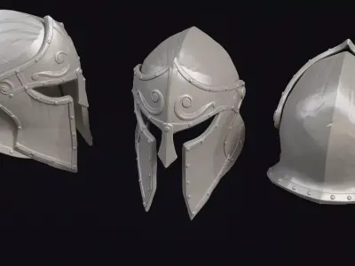 Iron Helmet 6 HP 3D print model