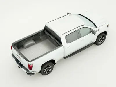 GMC Sierra 1500 2023 Low-poly 3D model