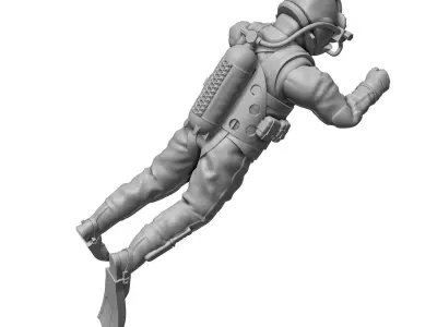 Industrial Diver Pos 01 3D print model