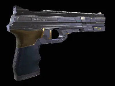 Colt CP-Raven Low-poly 3D model