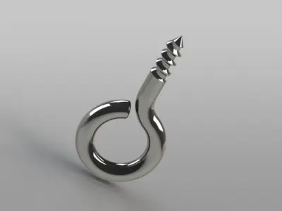 Eye screw Free 3D model