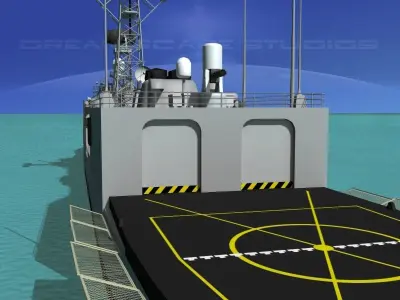 PFG2-1107 ROCS Tzu I 3D model