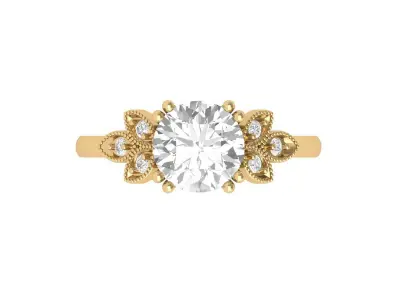 Wedding Ring  3D print model 311