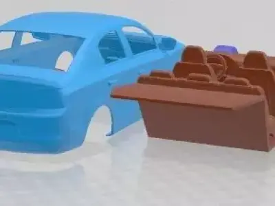 Citroen C-Elysee 2013 Printable Car  3D print model