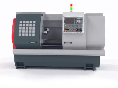 turning lathe cnc CORMAK 3D model