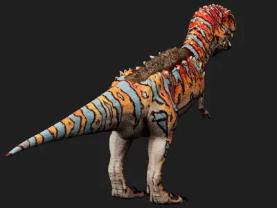Velociraptor Low-poly 3D model buy