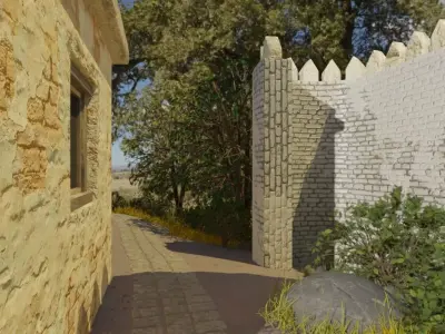 Fortified Village 3D model by khushiarora1339
