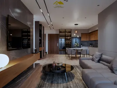 Living room 1- VN house Free 3D model
