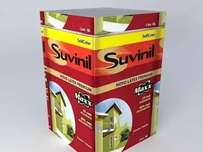 gallon of paint Free 3D model