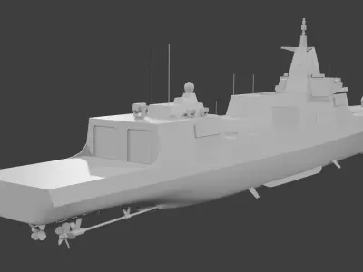 Type 055 Class Destroyer 3D model