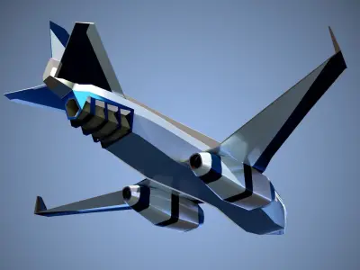Futuristic Nasa Cargo plane 3D model