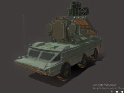 9K33 WASP 3D model