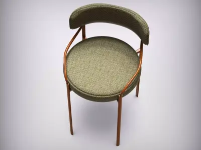 Chair style decor interior 3D model