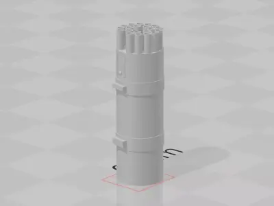 Russian B-8V20A Missile Pod 3D print model