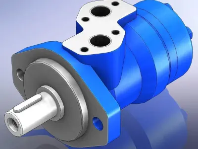 Hydraulic Orbital Motor SAUER DANFOSS OMP Free 3D model