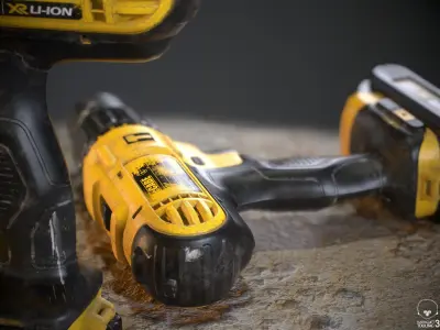Handheld Cordless Drill Driver Low-poly 3D model