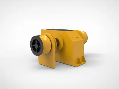 Winch Anchor 3D model